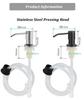 Advanced Stainless Steel Soap Dispenser Extension Tube Kit-suitable for Kitchen Sink and Bathroom  Automatic Soap Dispenser
