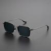Photochrome Blaulichtfilterbrille Klassischer quadratischer Metallrahmen Damenmode Computer Business Brille
