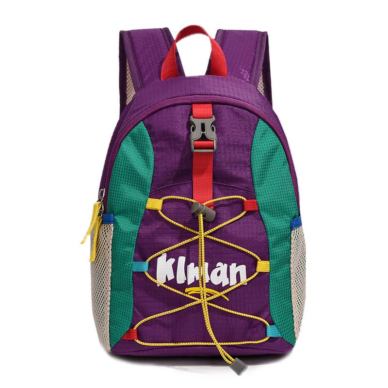 Schoolbag new color matching backpack outdoor large-capacity hiking and cycling lightweight mountaineering backpack sports and leisure backpack