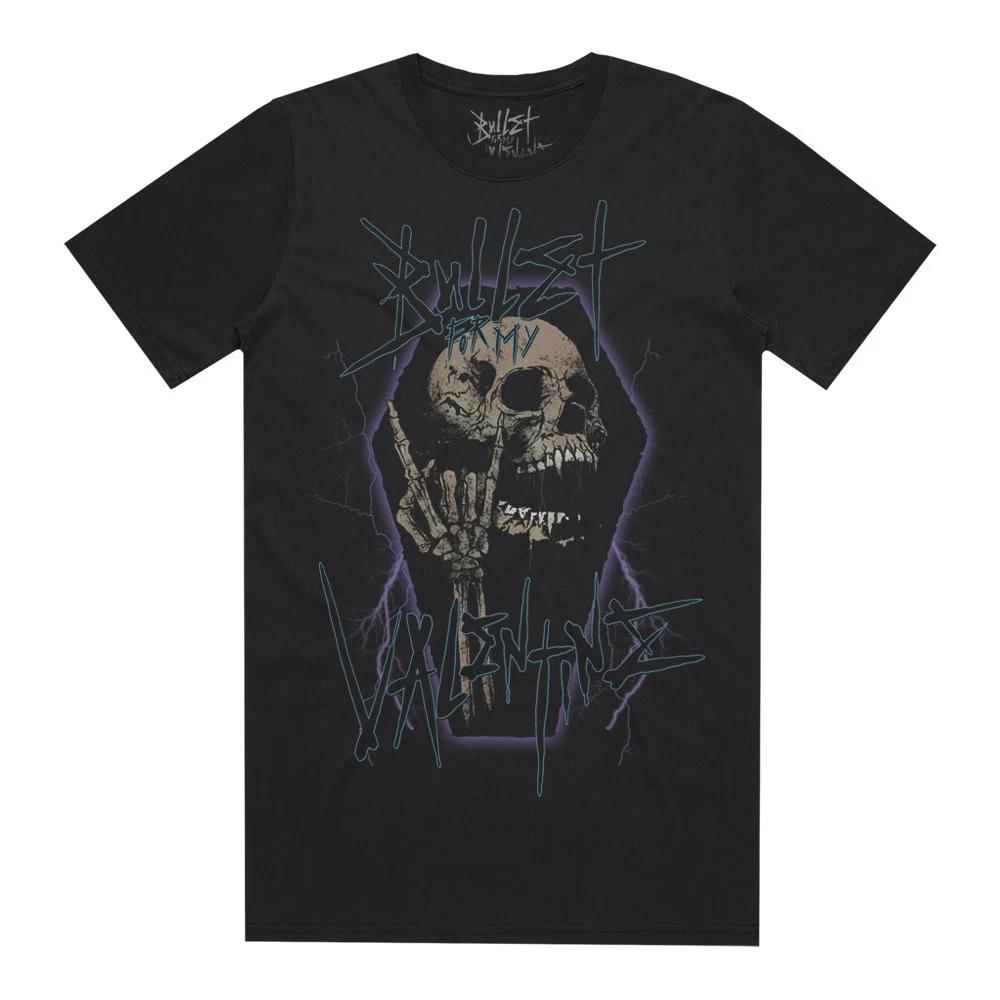 Authentic Bullet For My Valentine Thrash Skull T-Shirt S NEW L