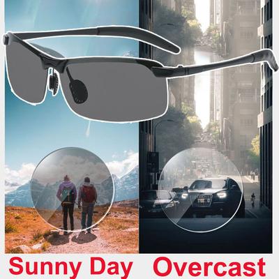 Photochromic Sunglasses for Man Polarized Driving Sun Glasses Chameleon Outdoor Sports Night Vision Cycling Sunglasses Goggles