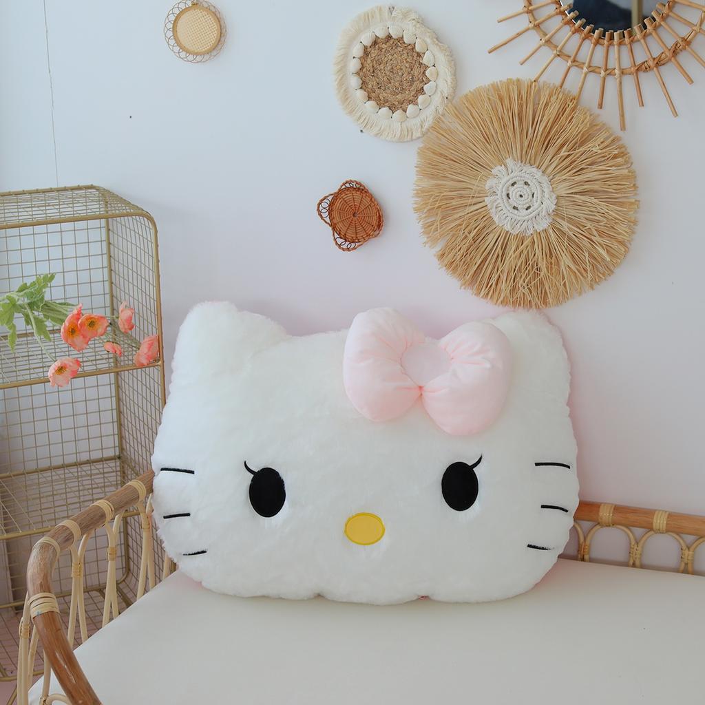 Giant Hello Kitty Plush Toy Very Soft White Cat Plushies Comfortable Huggable Doll Washable Xmas Gifts Girl