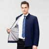 2026 Men's High-Grade Business Casual Jacket: Plus Size Spring/Autumn Outerwear for Middle-Aged and Elderly Leaders
