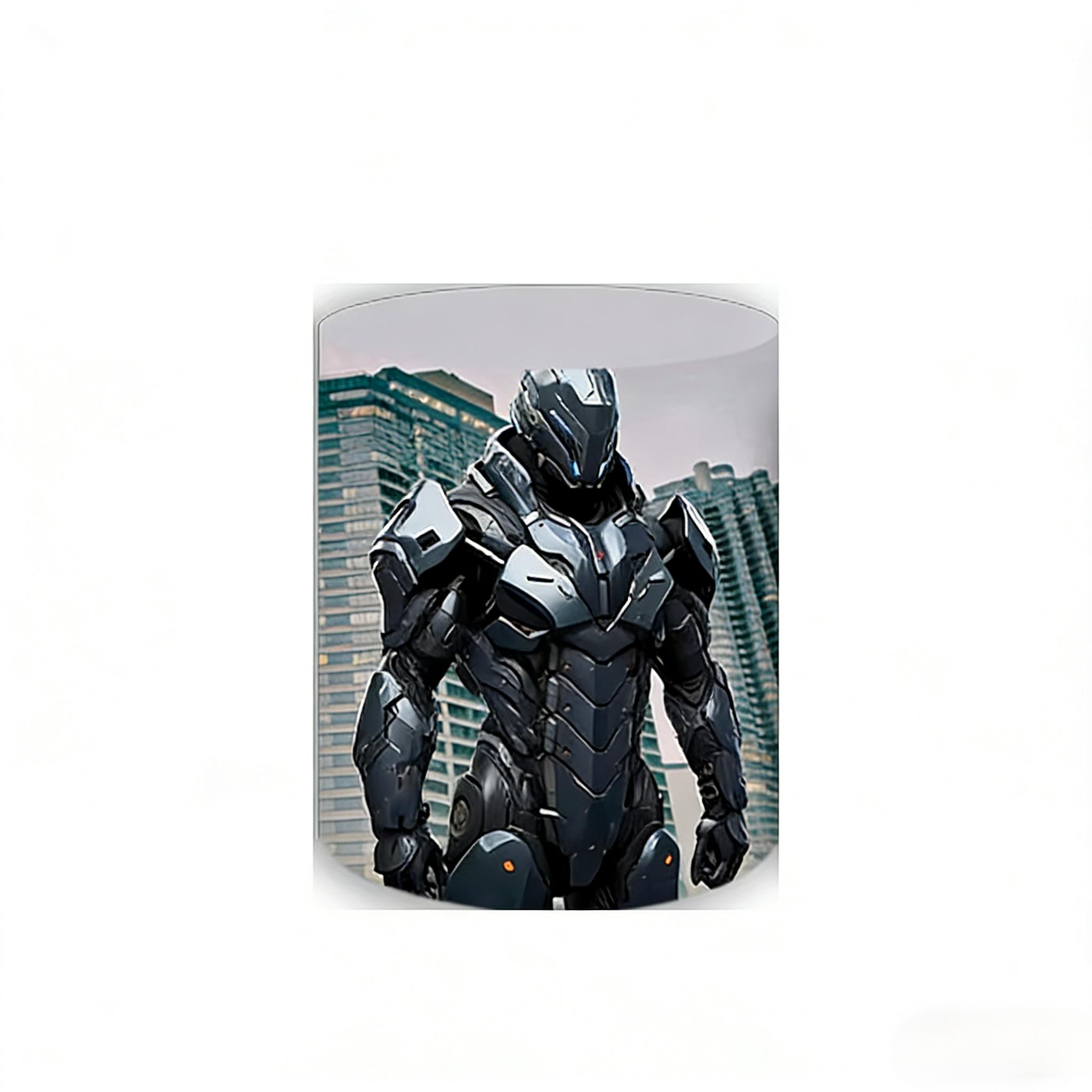 

BEPAN Transformers round cylinder background children s boy birthday party christening gift arrangement props customizable room poster 0.8x1.6ft(24x48cm)