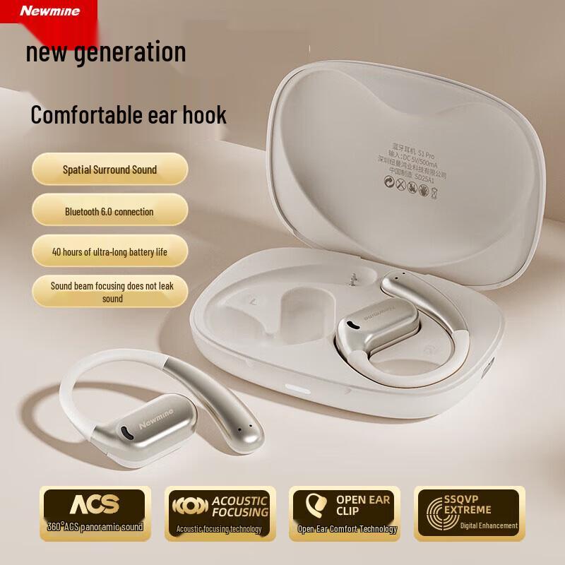 Newmine S1 Pro Bone Conduction Open-Ear Bluetooth Headset