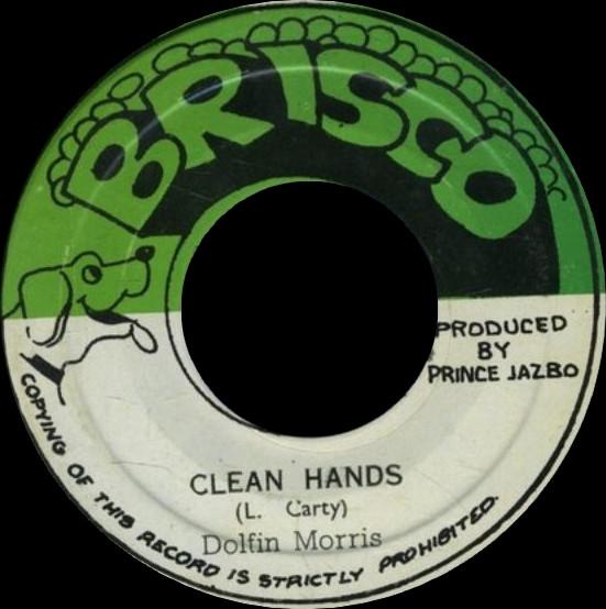 

7-дюймовая пластинка DOLPHIN MORRIS Clean Hands NONOE Brisco 1975 Ямайка Регги Ска Даб Б/у