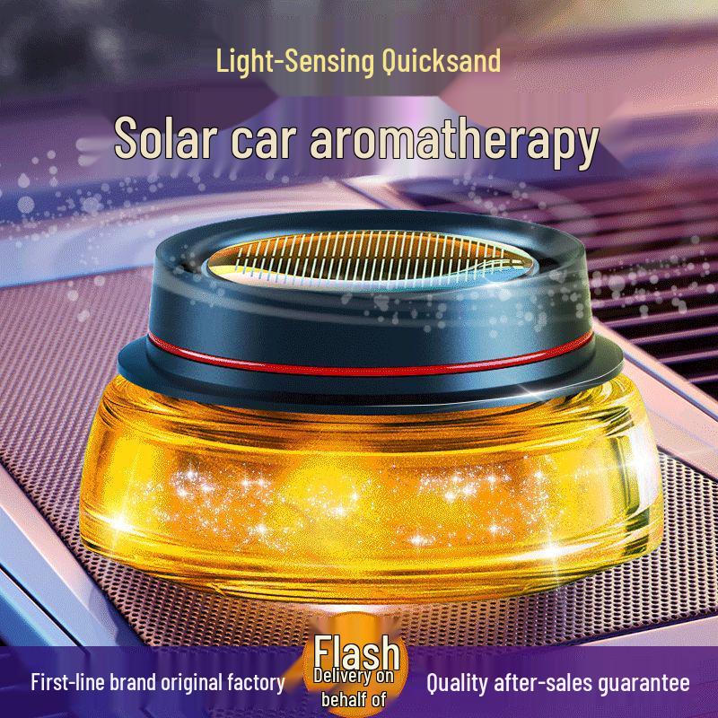 

Solar-Powered Quicksand Car Perfume: Long-lasting Fragrance & Light-sensitive Aromatherapy Ornament Bottle + Perfume синий
