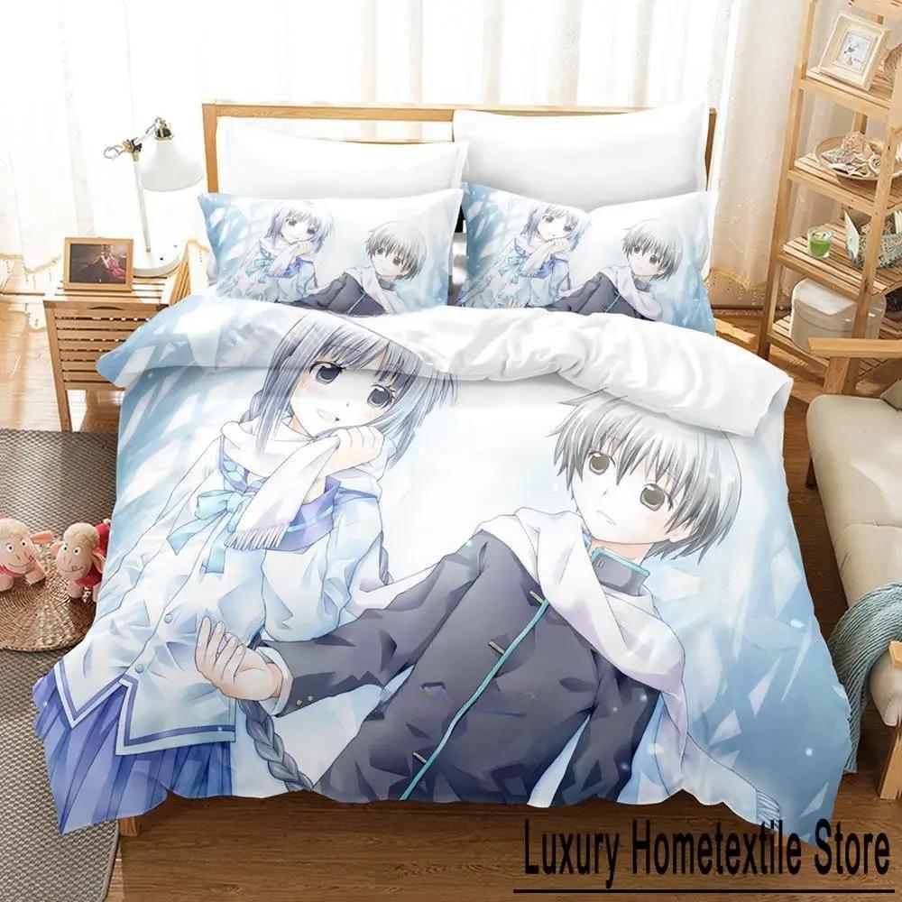 Nytt Bungaku Shoujo Sängklädesset Enkelt Twin Full Queen King Size Sängset Vuxen Barn Sovrum Påslakan Set Kawaii Lakan Set
