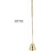 Candle Snuffer, Golden Iron Plating Bell Shaped Long Handle Candle Extinguisher for Scented Aromatherapy Tea Light Jar Candles