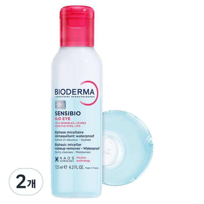 Bioderma Sensibio H2O Eye Remover, 2 pcs, 125ml