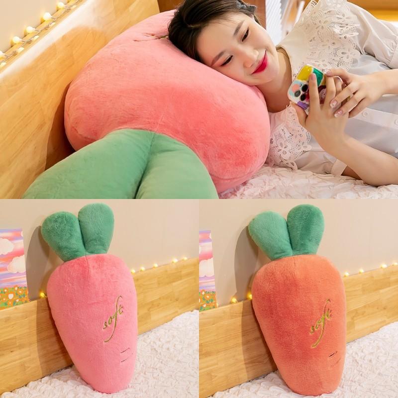 Cute Carrot Sleep Pillow Doll Plush Toy Home Decor Children Kids Birthday Gift
