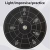 Metal Chord Wheel Circles of Fifths Wheel Music Theories Learning Tool for Guitar, Musicians Songwriters Enduring