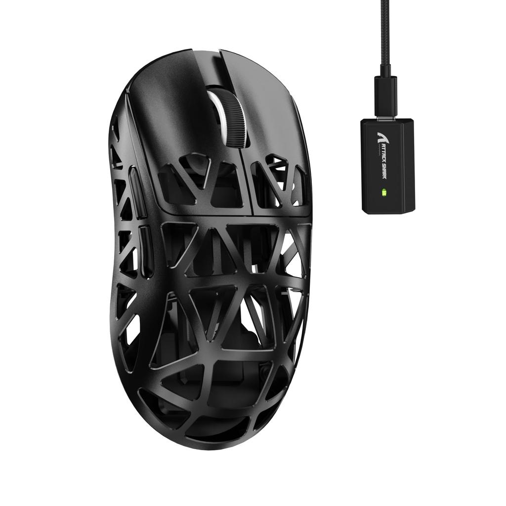 SHARK R2 Magnesium Alloy Mouse Gaming Mouse 8k Mouse PixArt PAW3950 Optical Sensor 47g Ultra Light 3 Mode Connection Wired Double Channel 42000DPI 50G