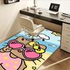 Office Rug Hello Kitty, Summer Beach Anti-Slip Rug, Machine Washable for Living Room, Bedroom, Office, Multiple Sizes, Bedroom Mat, Decorative Mat, Du
