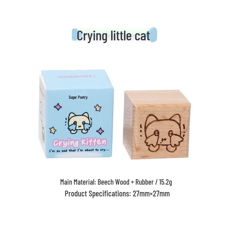 Heartbeat Delivery: Cute Animal Wood Stamps