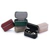 PU Leather Miniature Jewelry Storage Case Portable Design Travel Organiser For Earrings Rings And Necklaces