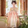 Anneyol Girls' Hanfu Summer Princess Dress