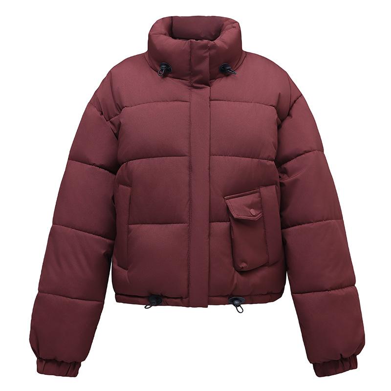 Cotton Jacket Women's Short New Padded Jacket Women's Thickened Down Cotton Jacket Women's Korean Version of Loose Bread Jacket Padded Jacket