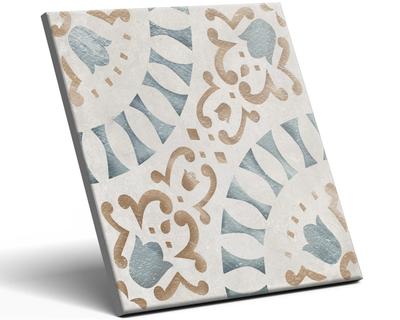 Decorative Stoneware Tile Patchwork Salerno Rosette 20X20 Cm Class I