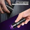 UV Flashlight LED Ultraviolet Torch Zoomable Mini Ultra Violet Lights 395/365nm Inspection Lamp Pet Urine Stain Detector Tools
