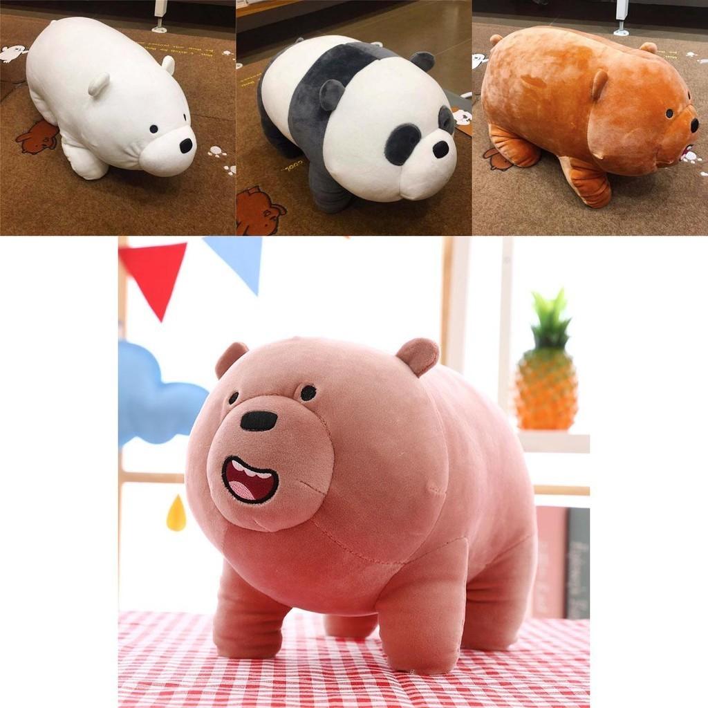 Adorable We Bare Bears Ice Bear Plush Toy Soft Stuffed Doll Perfect For Kids