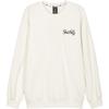 Skechers Logo Print Outdoor Casual Sports Crew Neck Pullover Sweatshirt Unisex sweatshirt Off-White L324U109-0074