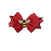 Children's Bow Hair Clip with Rhinestone Bee Design - Bestseller Girls' Headdress