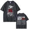 System of A Down Wake Up Tour T-Shirt Herren Damen Vintage Rock Oversized Kurzarm T-Shirt 90er Alternative Metal Merch T-Shirts