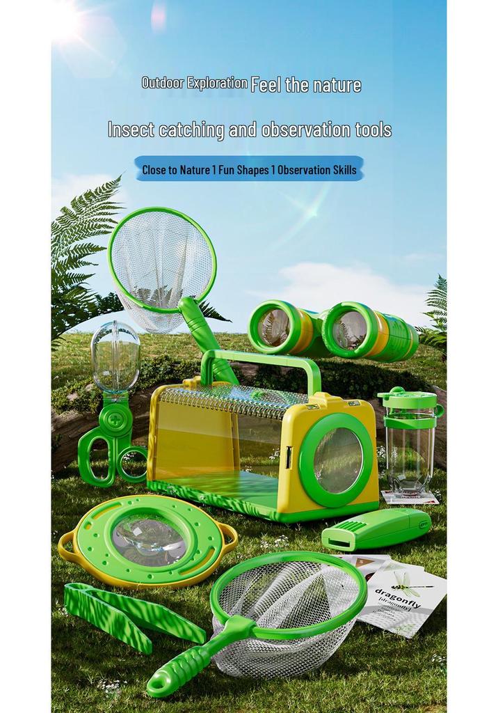Kids' Outdoor Adventure Bug Observation and Catching Set
