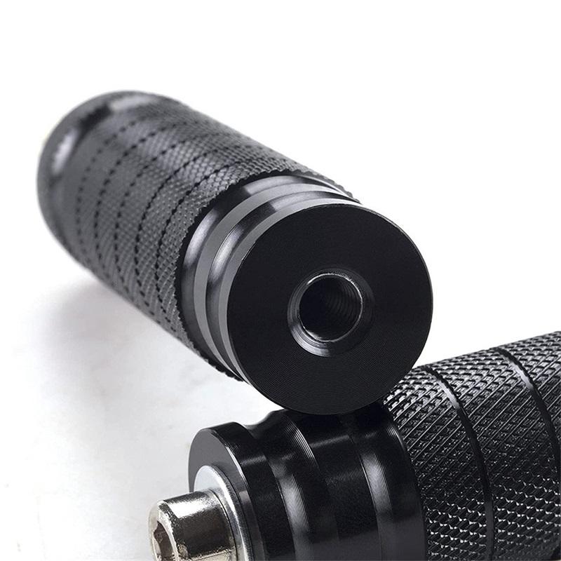 2Pcs Motorcycle Straight Foot Pegs Universal Rear Seat Footrest Pedals Motorbike Modification Accessories