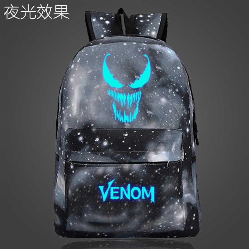Luminous Schoolbag Backpack Student Schoolbag Animation Backpack Custom Printing