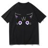 Cat Graphic Tee Unisex Vintage YK Harajuku Casual Spring Summer Streetwear Short Sleeve Tops for Women Men