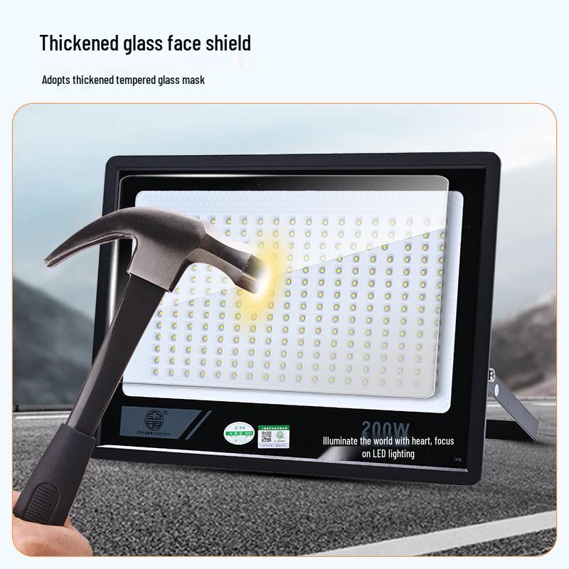 Yaming Little Apple Outdoor Waterproof LED Floodlight - High Power, Super Bright Searchlight for Construction Sites and Rooms.