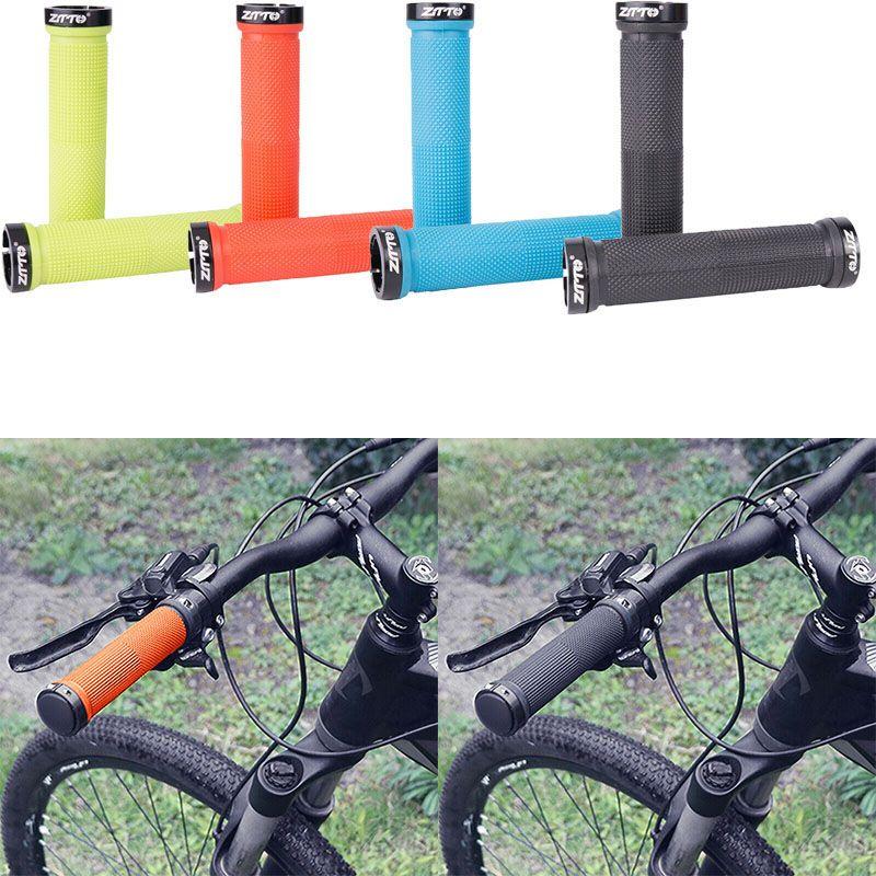 Handlebar Grips Bike Antiskid Rubber Bicycle Mountain Lock On Mtb Road Bmx