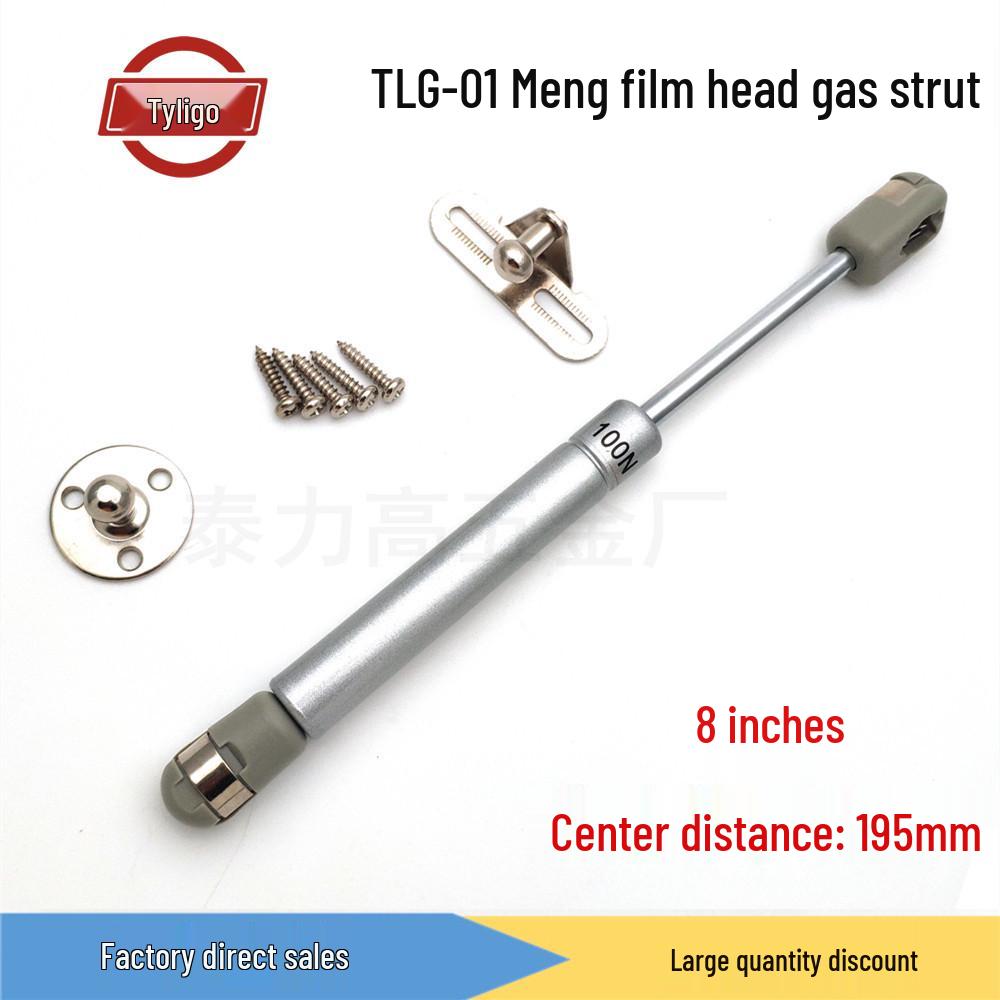 6-8 Inch Gas Spring Furniture Support: Aluminum Frame Telescopic Rod for Narrow Cabinet Doors