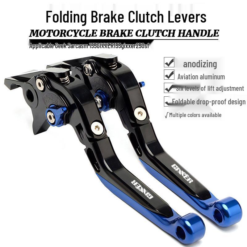 Compatible Foldable Brake Clutch Levers for Geek SA 155, GIXXER155 & GIXXER250SF