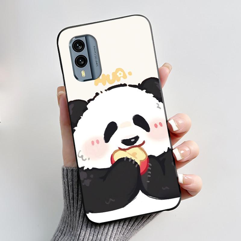 Bumper Rezistent la Șocuri Husa Moale Pentru Nokia X30 5G Drăguț Model Nou Design Carcasă Pentru Nokia XR21 Cu Culoare Jelly Negru Viral Husa