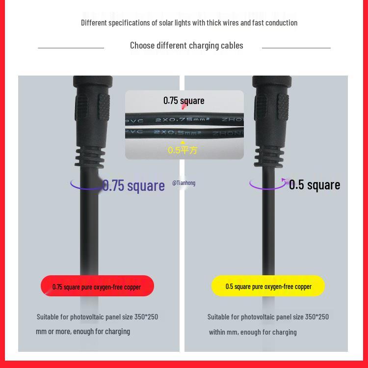 Luzes de Corda Solares Impermeáveis com Extensão de 10m, Cabeça de Pino Duplo, 20m de Fio, 5m de Cabo e 15 Acessórios