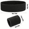 Sports Sweatbands Headband&Wristbands Set Gym Tennis Basketball Workout Sweat Wrist Bands Workout Accessories Fitness Essentials