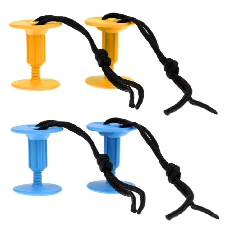2Pcs Surfs Board Leash Leg Rope Plugs For Surfs Board Paddles Body Board Enduring Surfboard Leash Plug with Cord String