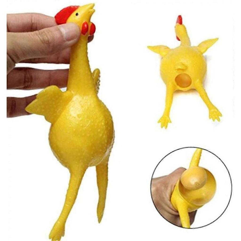JUSCH 16cm Funny Squishy Toys Chicken and Eggs Stress Relieve