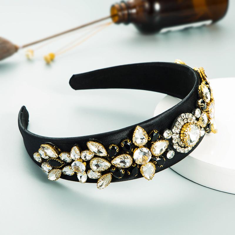 Γυναικεία βαριά βιομηχανία Full Crystal Vintage Baroque Headband Inlaid High Grade γυναικεία κορδέλα μαλλιών