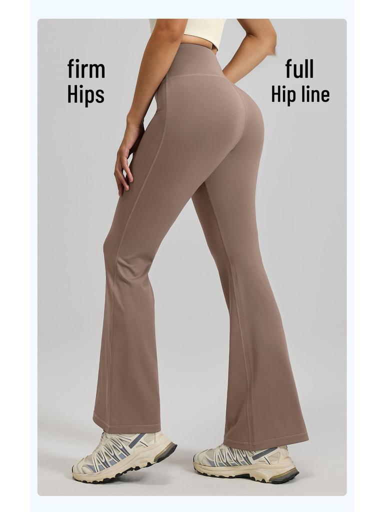 High-Waisted Slimming Color Block Sports Tank & Wide-Leg Yoga Pants Set for Women