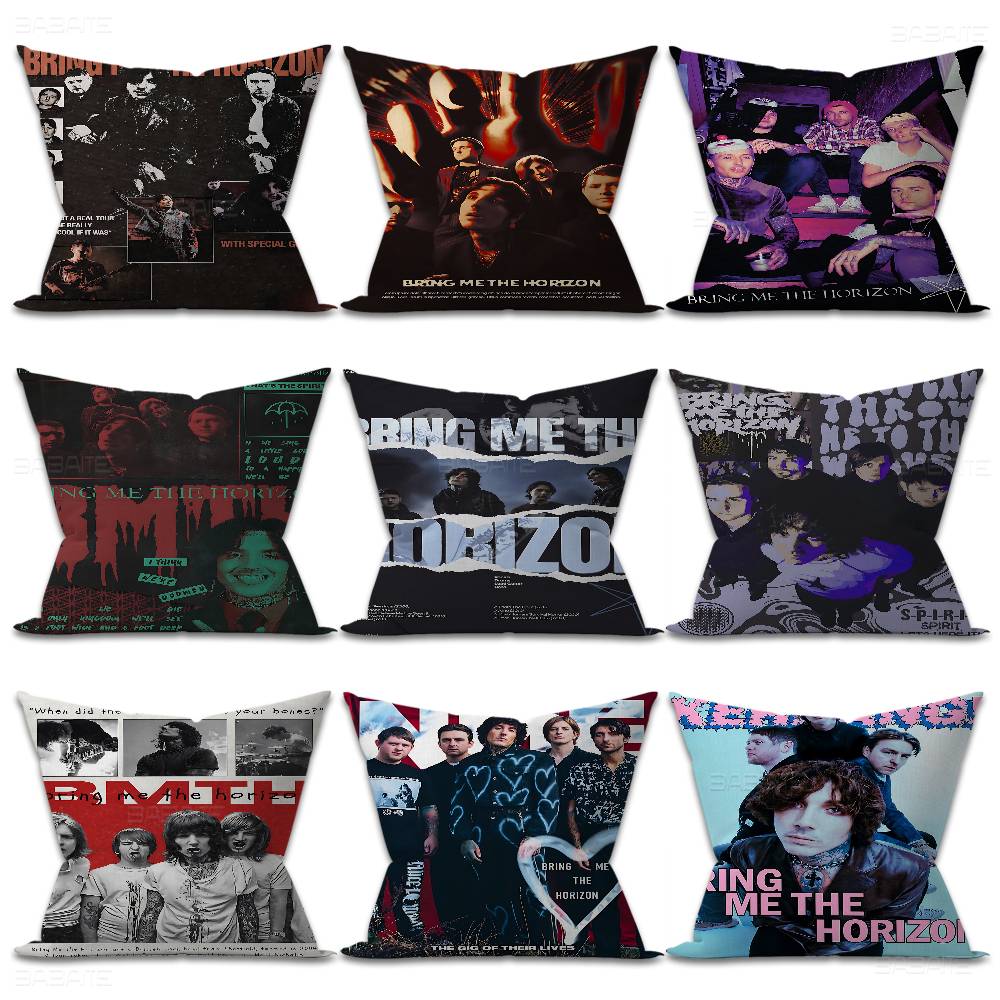 Rock Band BBring Me The HHorizon Personalized Picture Text Home Decorative Pillows Household Gifts xcm