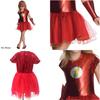 Bsrlons Halloween Flash Girl Children's Role-playing Costume Cosplay Stage Performance Dress