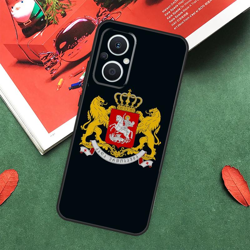 Georgia Flag Case For OPPO Reno 10 11 12 13 14 Pro 11F 12F 13F 14F 7 8 Lite OPPO Find X9 X8 X5 Pro Cover