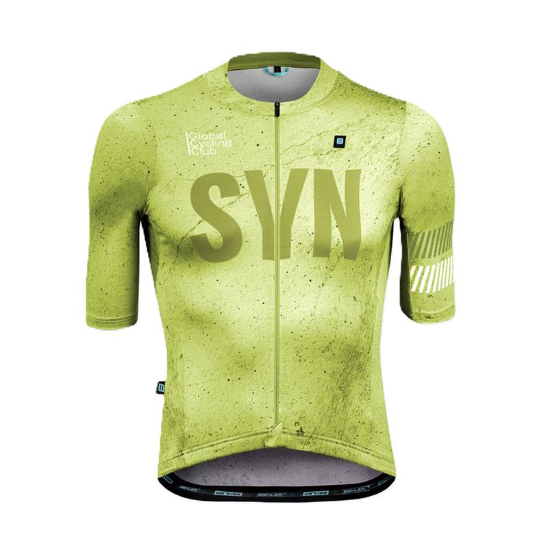 

Summer Men s Cycling Jersey Short Sleeved New Cycling Suit Set Road Bike Cycling Bib Bike Sports Shirt Quick Drying Clothes S синий