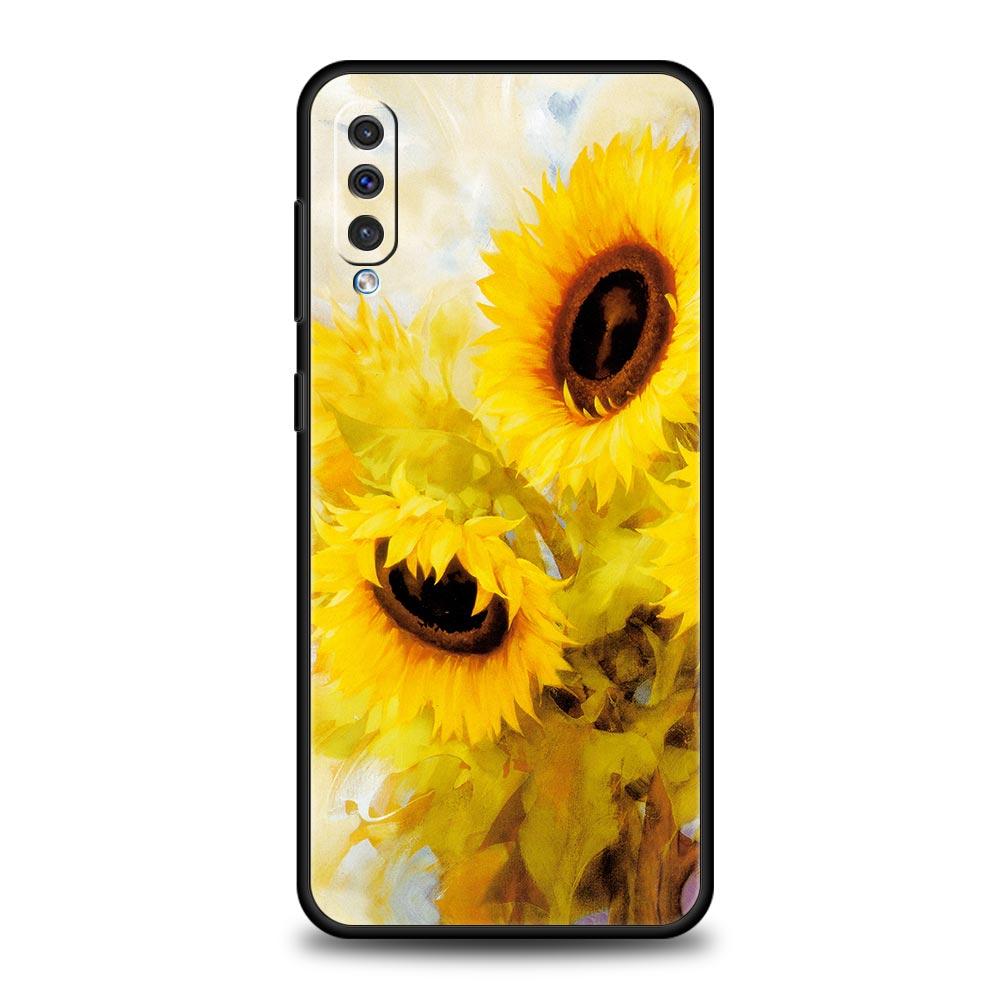 Art Lnk Wash Painting Flower Case For Samsung A56 A36 A26 A54 A52 A24 A14 A50 A72 A70 A06 A12 A22 A34 A42 A32 A04s A16 5G Cover