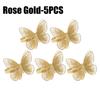 Hollow Butterfly Napkin Ring Metal Buckle Simple Nordic Style DIY Dinner Table Ornament For Wedding Dinner Party Celebration