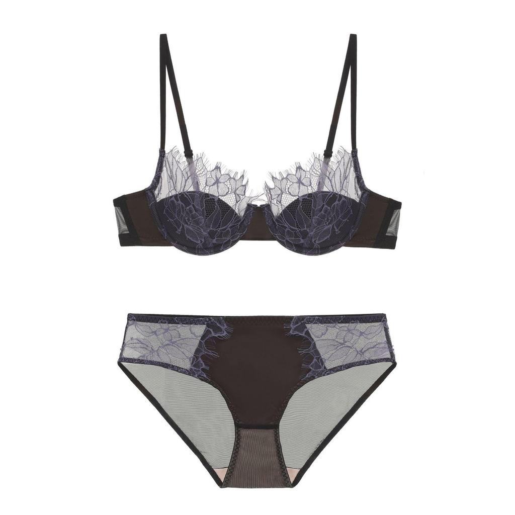 Soutien-gorge push-up en dentelle française: Sexy, Coton Doux, Valorisant pour Petite Poitrine